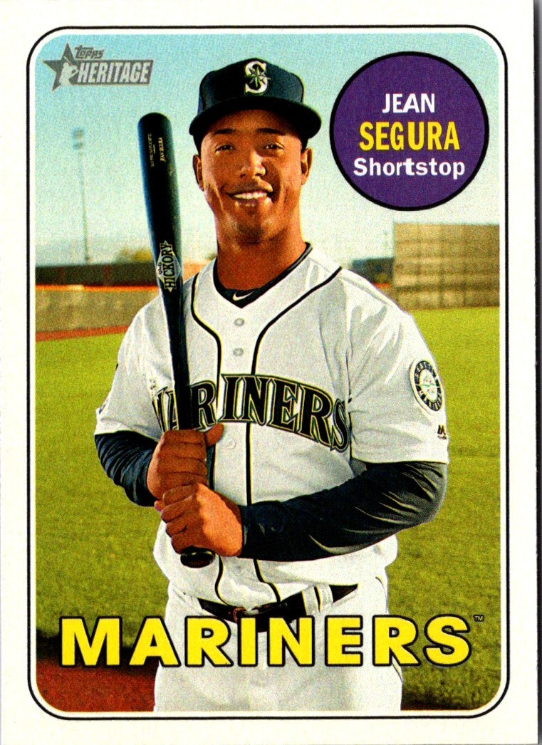 2018 Topps Heritage Jean Segura