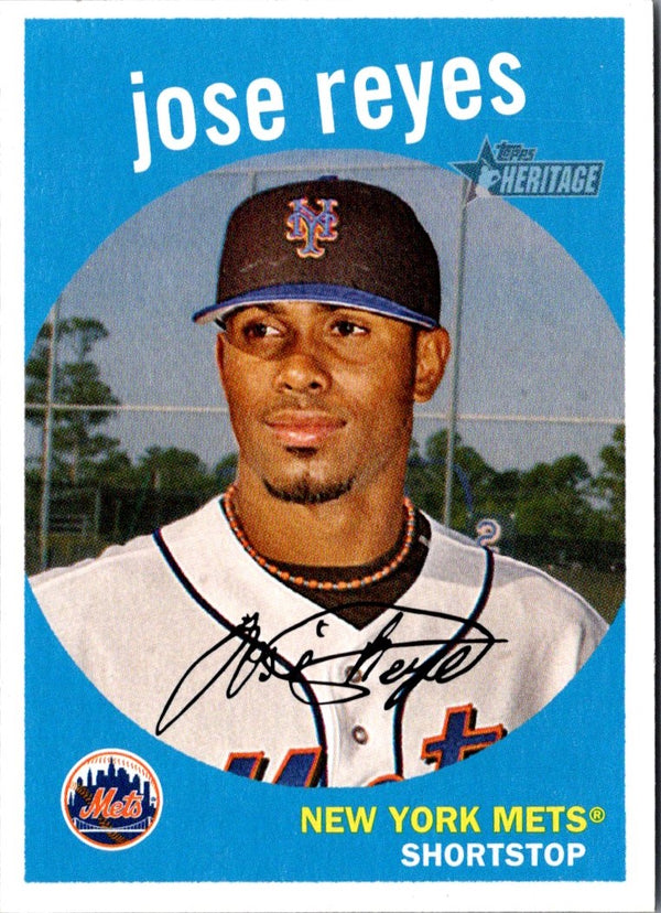 2008 Topps Heritage Jose Reyes #299