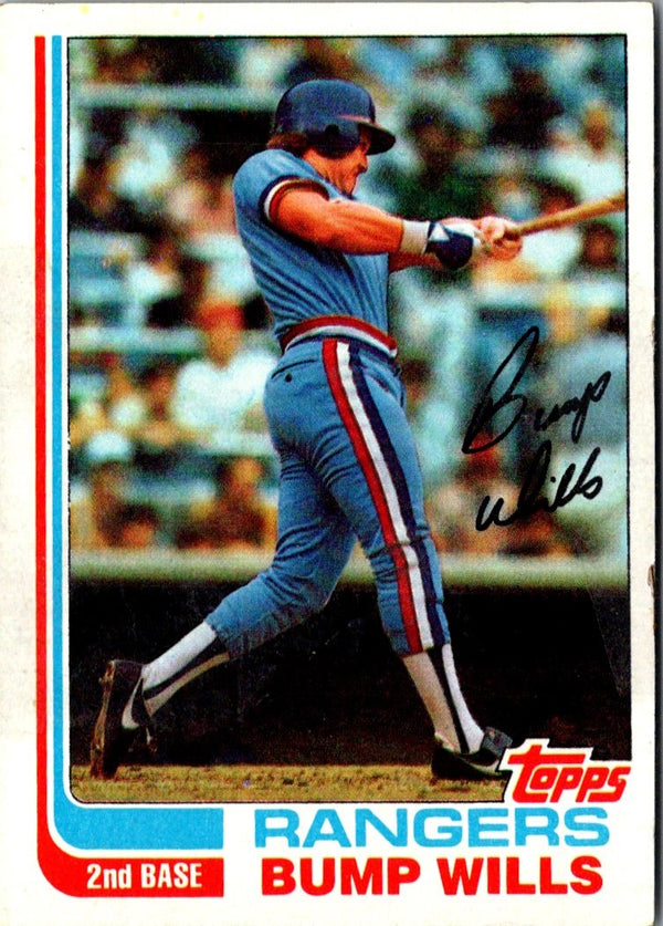 1982 Topps Bump Wills #272