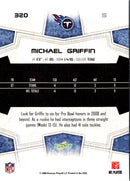 2008 Score Super Bowl XLIII Michael Griffin