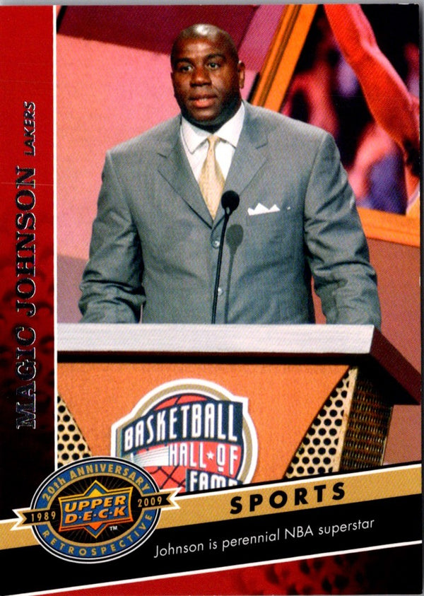 2008 Upper Deck Goudey Sport Royalty Autographs Magic Johnson #GSR-MJ