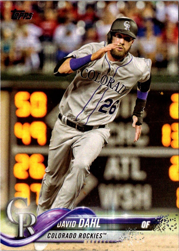 2018 Topps David Dahl #96