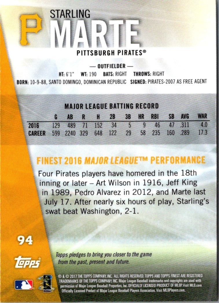 2017 Finest Starling Marte