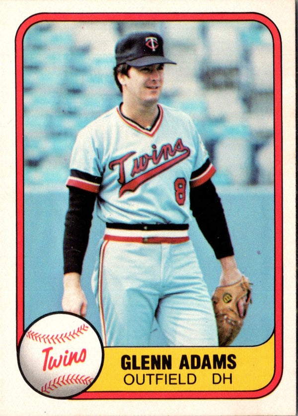 1981 Fleer Glenn Adams #562