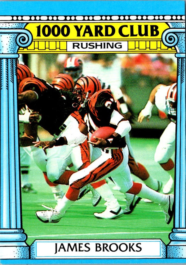 1987 Topps 1000 Yard Club James Brooks #17