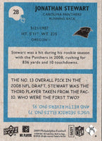 2009 Upper Deck Jonathan Stewart #28