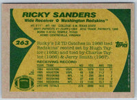 1989 Topps Ricky Sanders #263