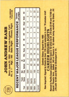 1985 Donruss John Rabb #236