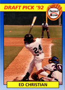 1992 Front Row Draft Picks Ed Christian