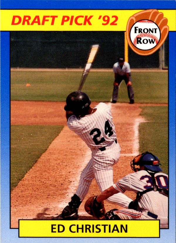 1992 Front Row Draft Picks Ed Christian #46