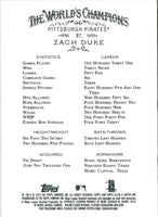 2010 Topps Allen & Ginter Zach Duke #97