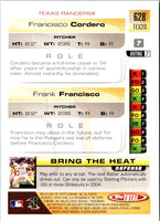 2005 Topps Total Francisco Cordero/Frank Francisco #628