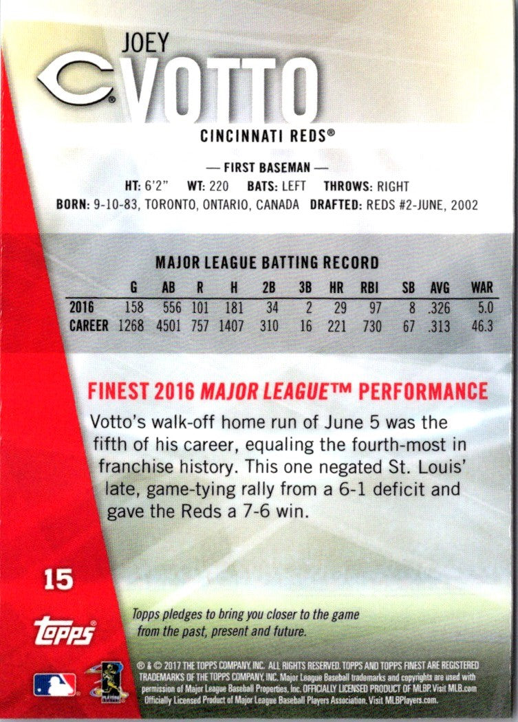 2017 Finest Joey Votto