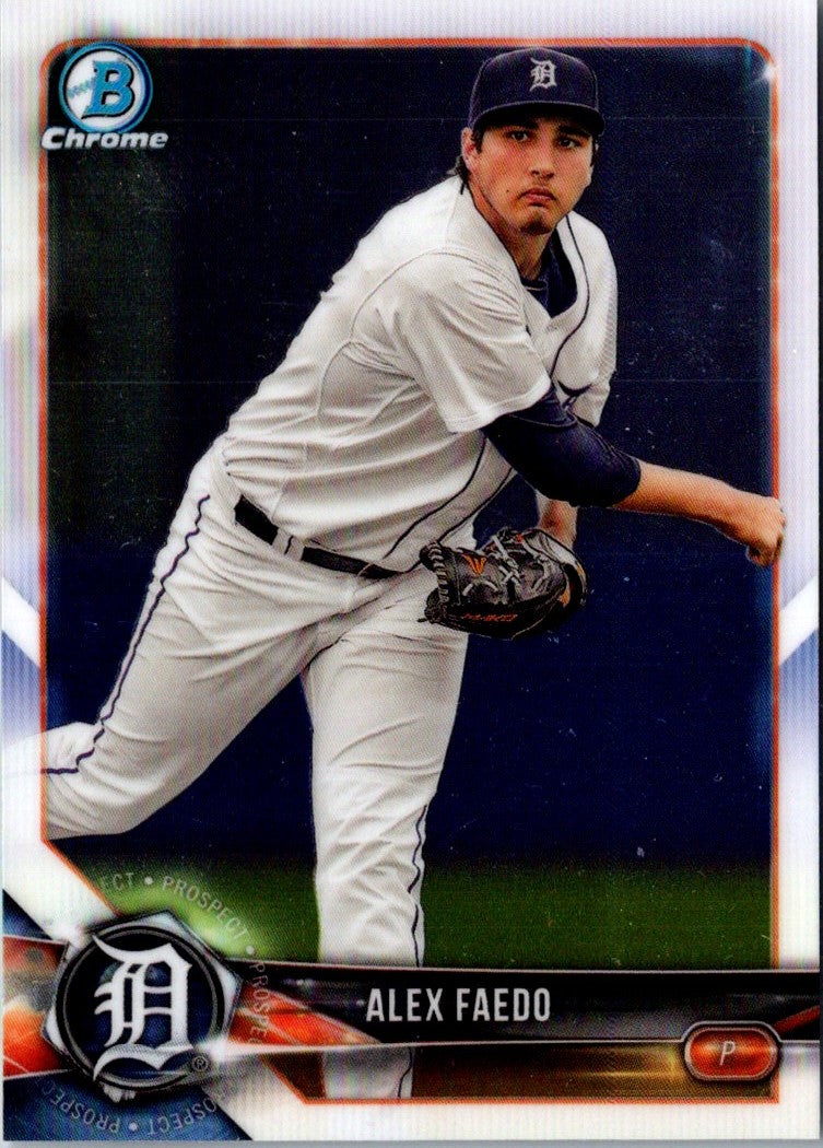 2018 Bowman Chrome Prospects Alex Faedo