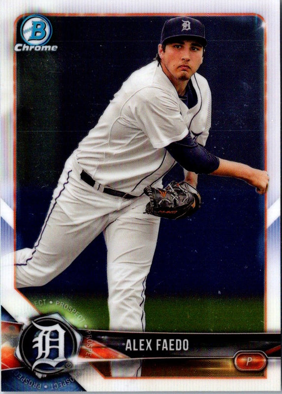 2018 Bowman Chrome Prospects Alex Faedo #BCP124