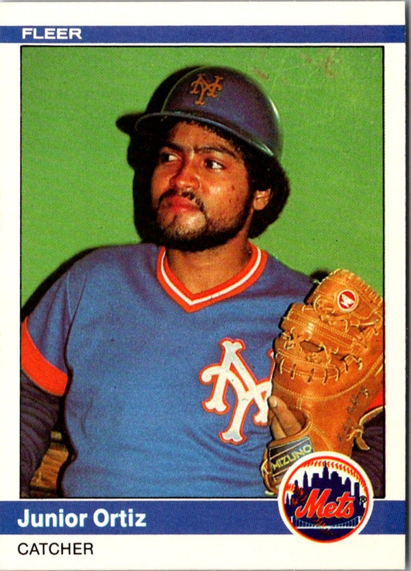 1984 Fleer Junior Ortiz #594 Rookie