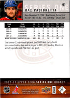 2012 Upper Deck Max Pacioretty #91