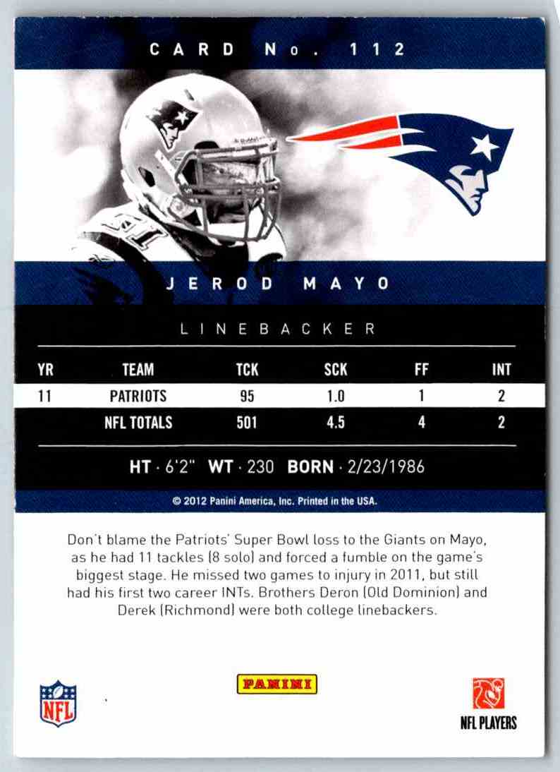 2014 Prestige Jerod Mayo