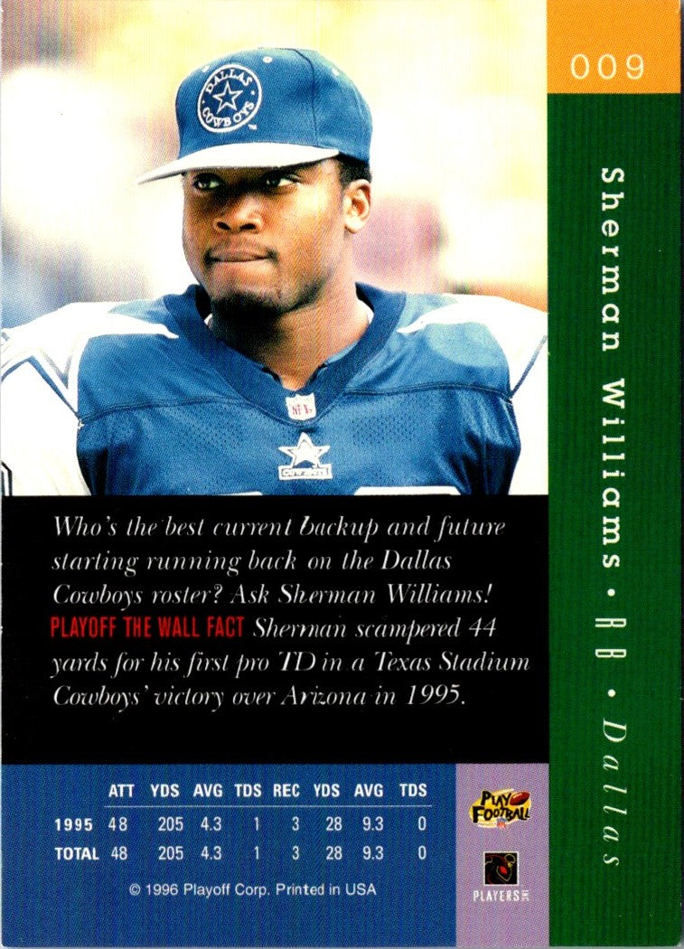 1996 Playoff Absolute Sherman Williams