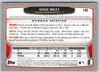 2014 Bowman Wade Miley #148