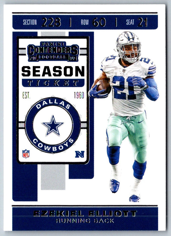 2019 Panini Contenders Ezekiel Elliott #99