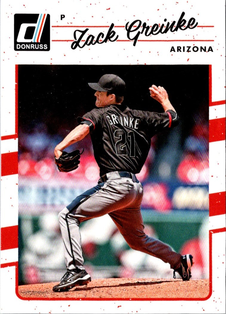 2017 Donruss Zack Greinke