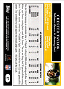 2005 Topps Chester Taylor
