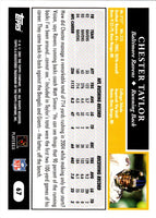 2005 Topps Chester Taylor #67