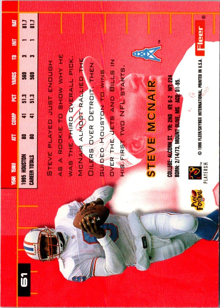 1996 Ultra Steve McNair