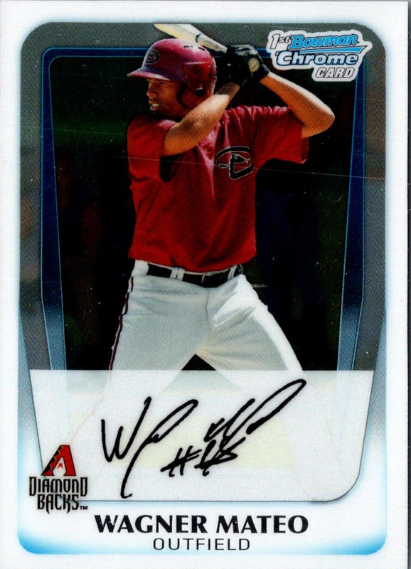 2011 Bowman Chrome Prospect Autographs Wagner Mateo #BCP88 Autograph