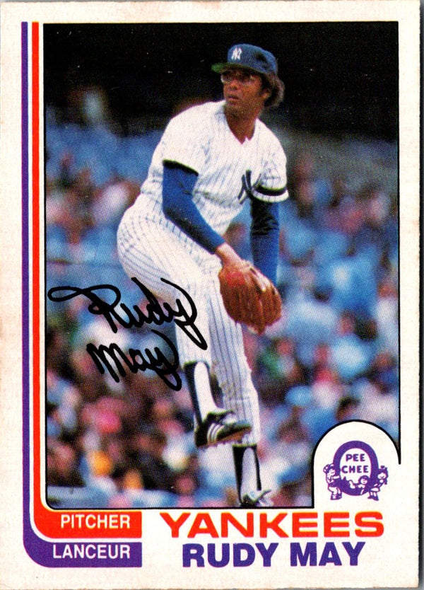 1982 O-Pee-Chee Rudy May #128