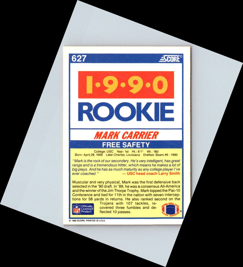 1990 Score Mark Carrier