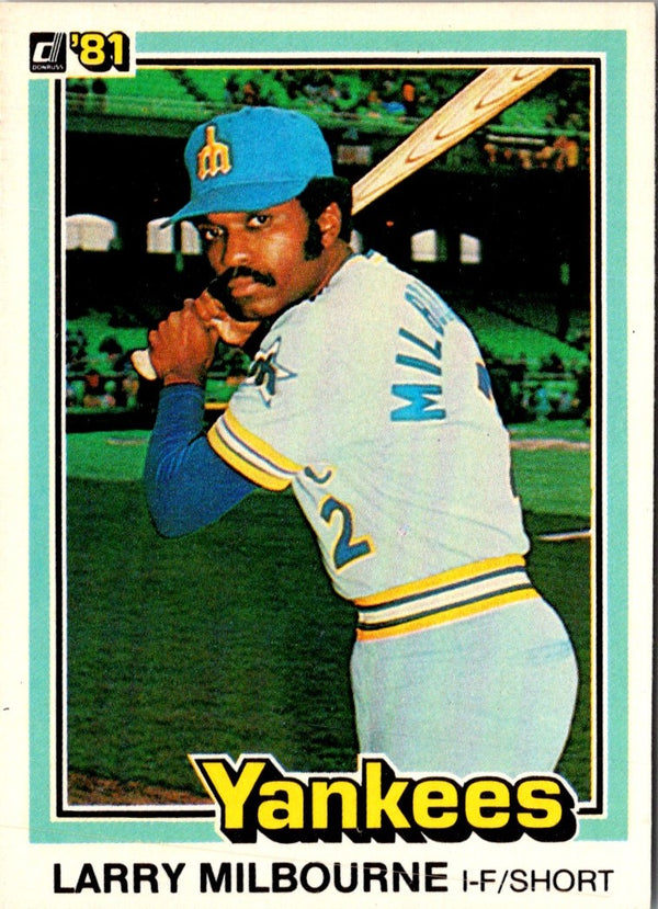 1981 Donruss Larry Milbourne #486