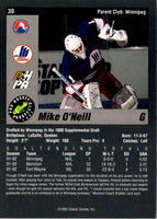 1993 Classic Pro Prospects Mike O'Neill #39