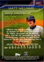 2015 Stadium Club Matt Williams #247
