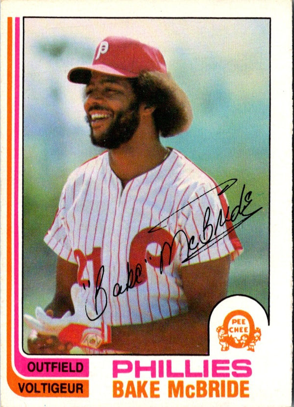 1982 O-Pee-Chee Bake McBride #92