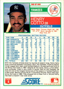 1988 Score Henry Cotto