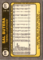 1981 Fleer Sal Butera #570 Rookie