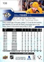 2016 Upper Deck Mike Fisher #108