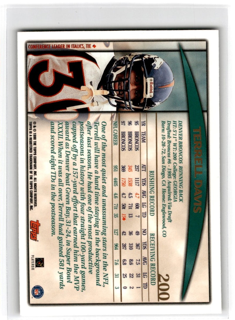 1998 Topps Terrell Davis