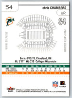 2003 Fleer Authentix Chris Chambers #54