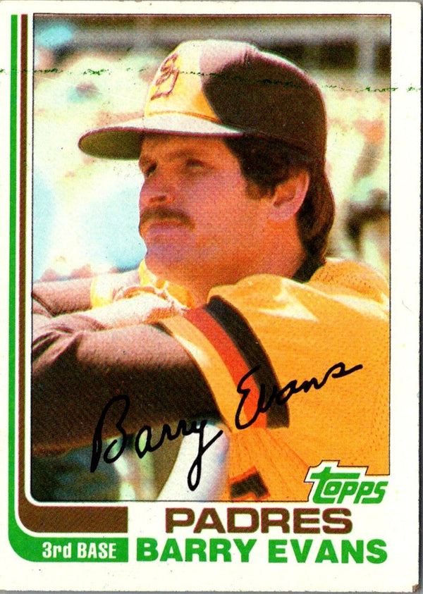 1982 Topps Barry Evans #541