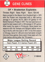 1989 T&M Senior League Gene Clines #21