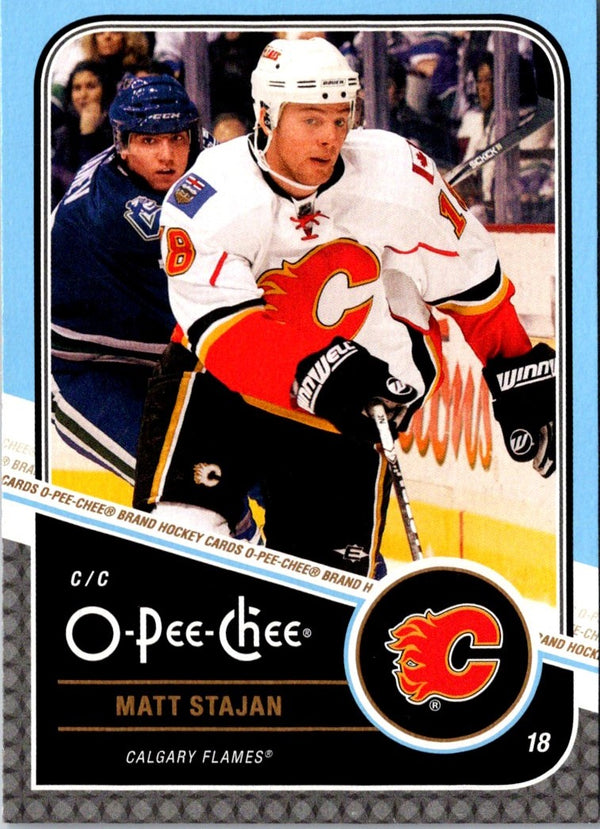 2012 O-Pee-Chee Matt Stajan #18