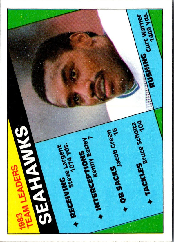 1984 Topps Seattle Seahawks #19
