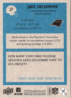 2009 Upper Deck Jake Delhomme #27