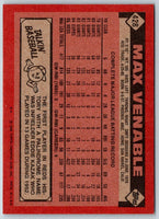1986 Topps Max Venable #428