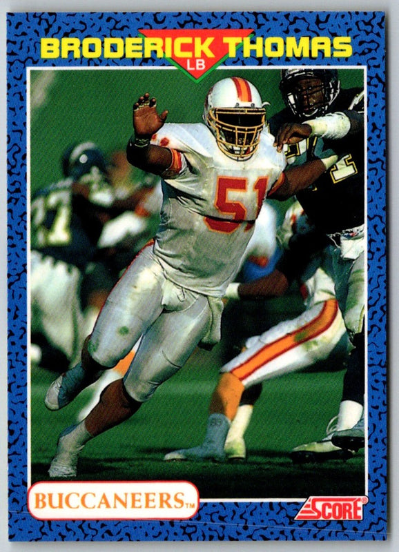 1991 Score Young Superstars Broderick Thomas #28