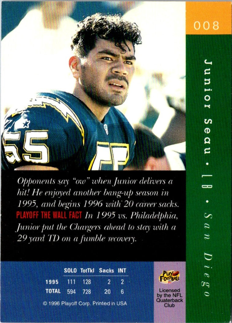 1996 Playoff Absolute Junior Seau