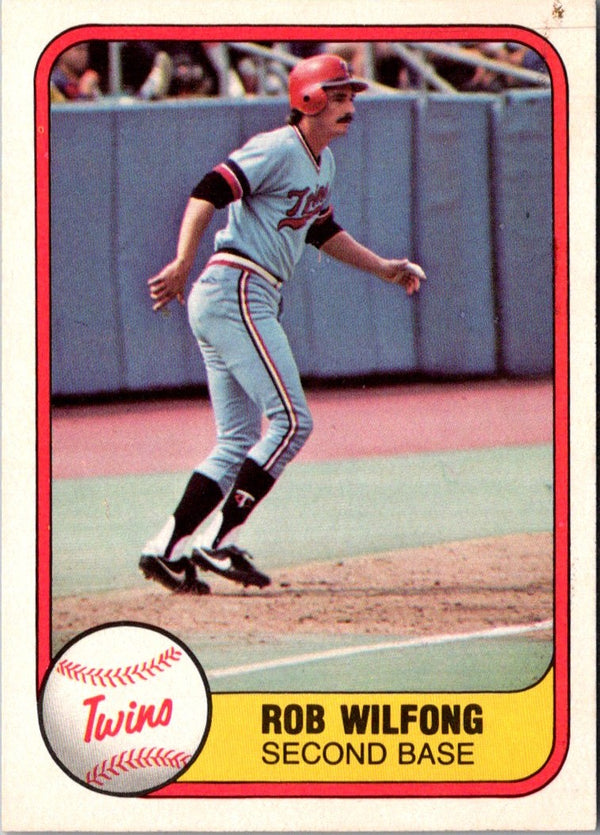 1981 Fleer Rob Wilfong #569